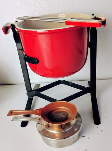 Set fonduta vintage creuset - fonduta,